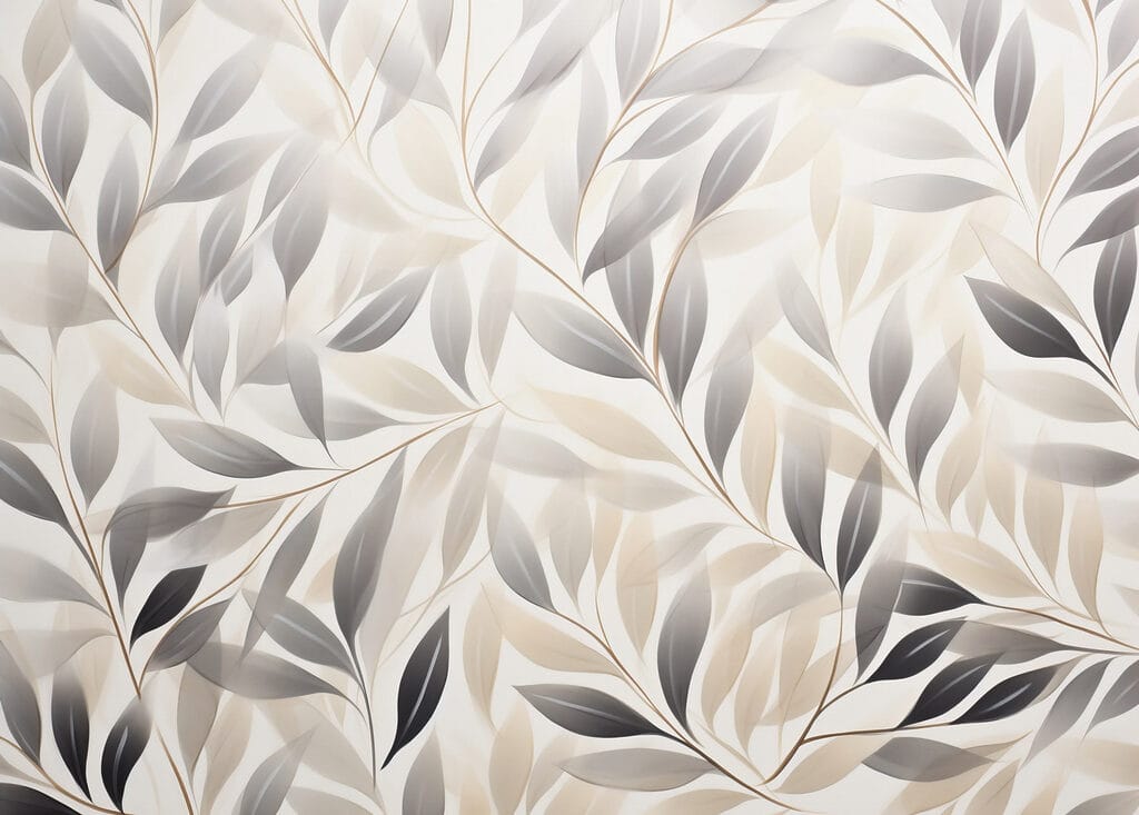 Soft leaves in neutral tones Soft leaves in neutral tones