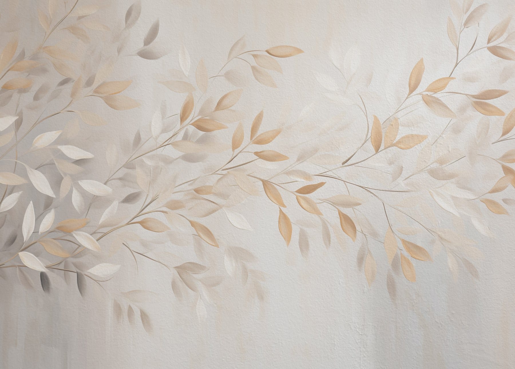 Delicate leaves in soft hues Delicate leaves in soft hues