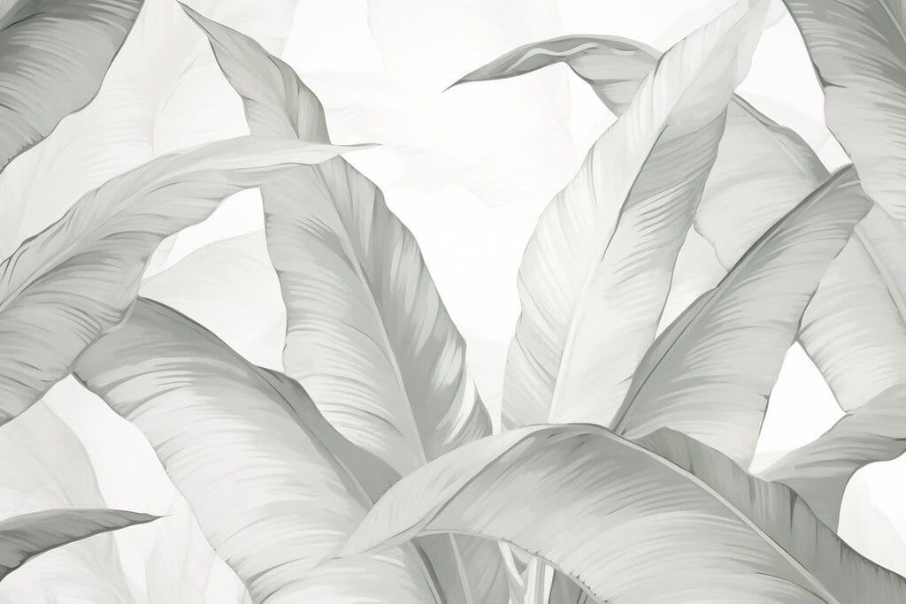 Soft, flowing leaves in gentle hues Soft, flowing leaves in gentle hues