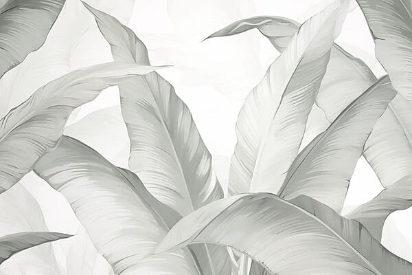 Soft, flowing leaves in gentle hues Soft, flowing leaves in gentle hues