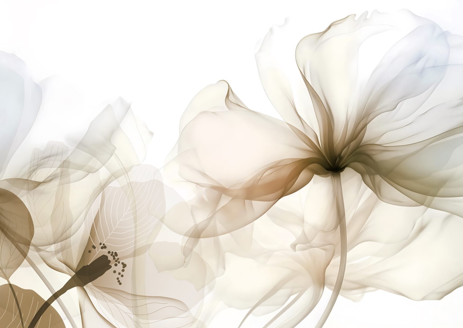 Delicate petals in soft hues