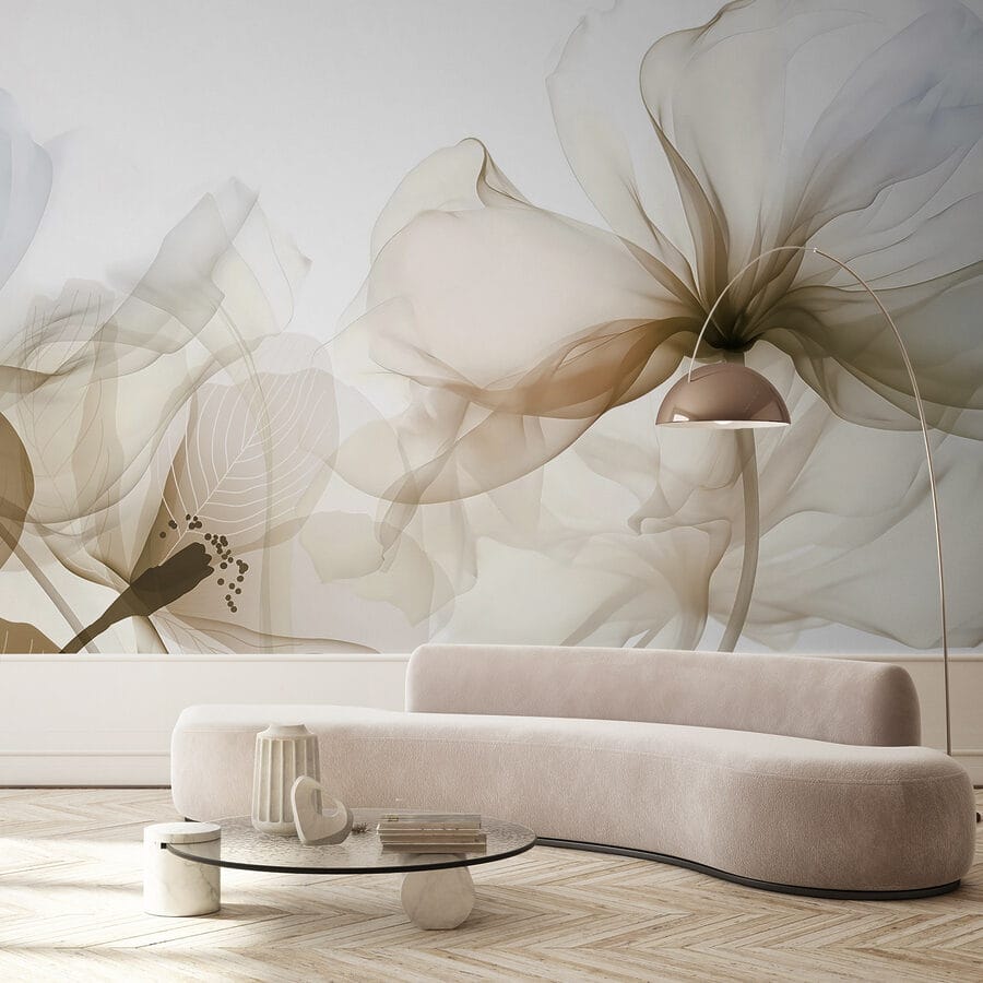 Delicate petals in soft hues.