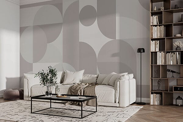 Grey and white geometric pattern Grey and white geometric pattern