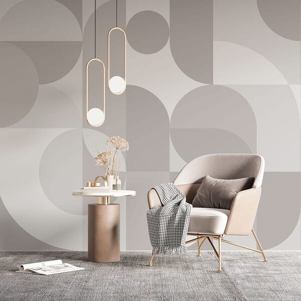Grey and white geometric pattern Grey and white geometric pattern