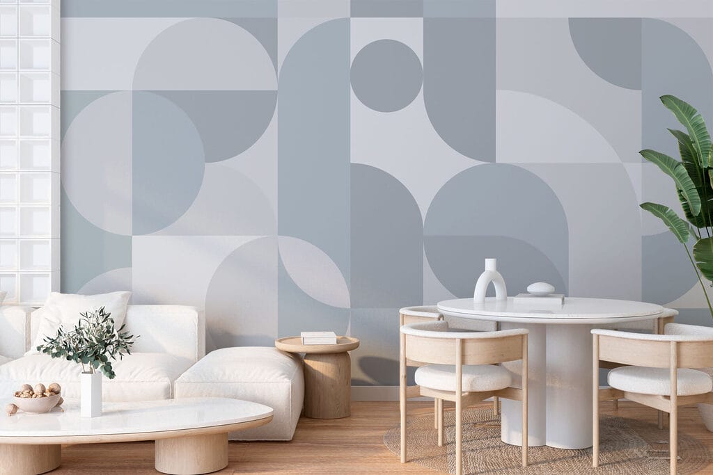 Grey and white geometric pattern Grey and white geometric pattern