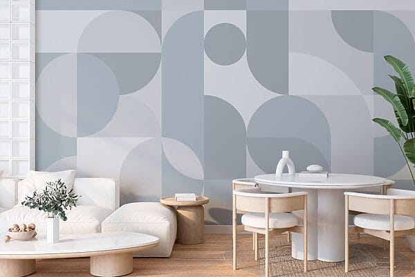 Grey and white geometric pattern Grey and white geometric pattern