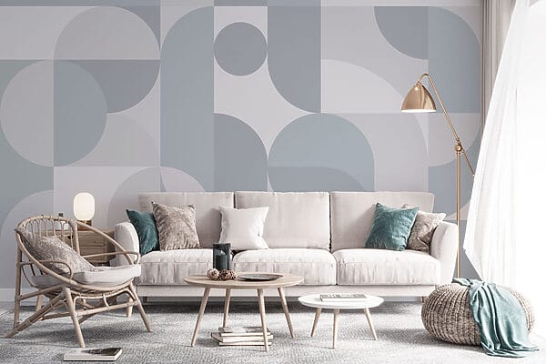 Grey and white geometric pattern Grey and white geometric pattern