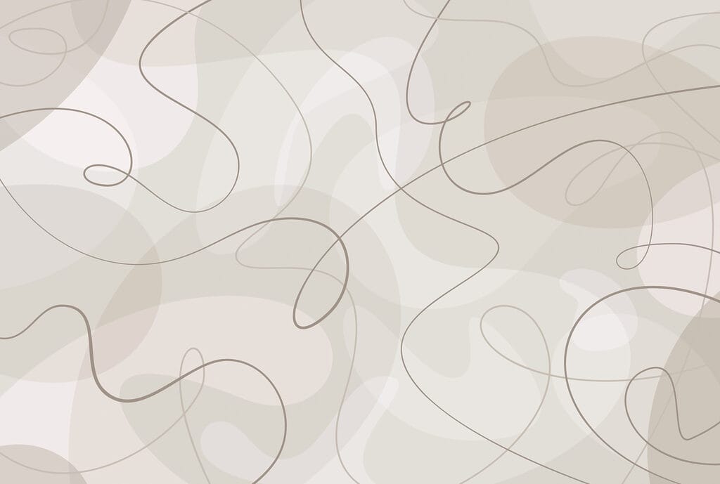 White and brown swirls on a white background White and brown swirls on a white background