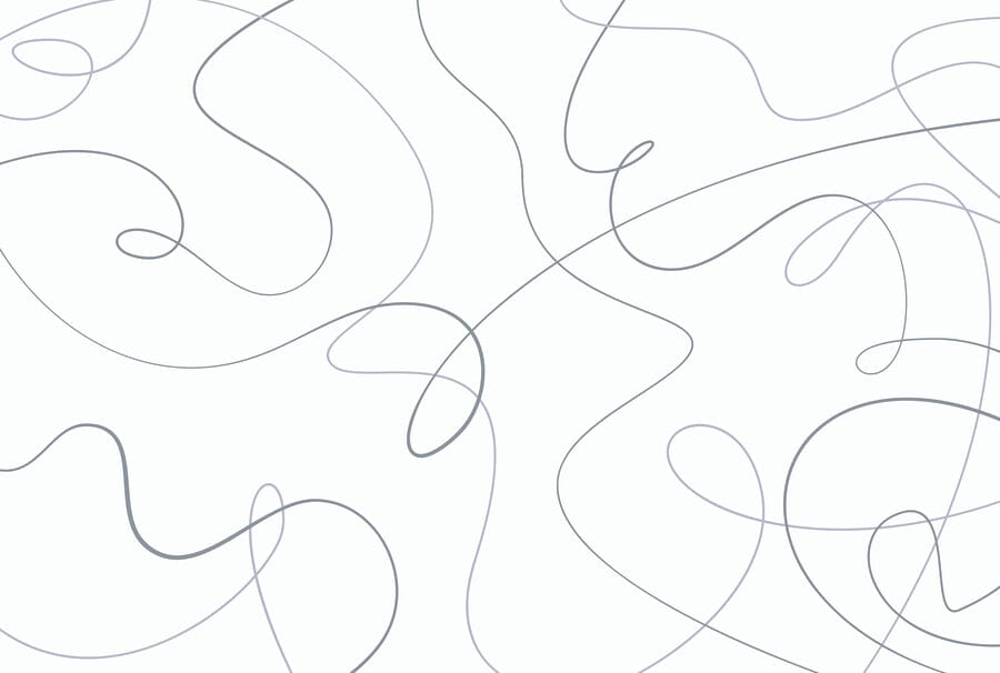Wall murals White background with blue lines - Image 4