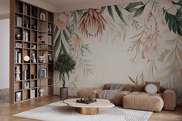 w03019pig1r 600x400 - Floral border with leaves and flowers - tegory