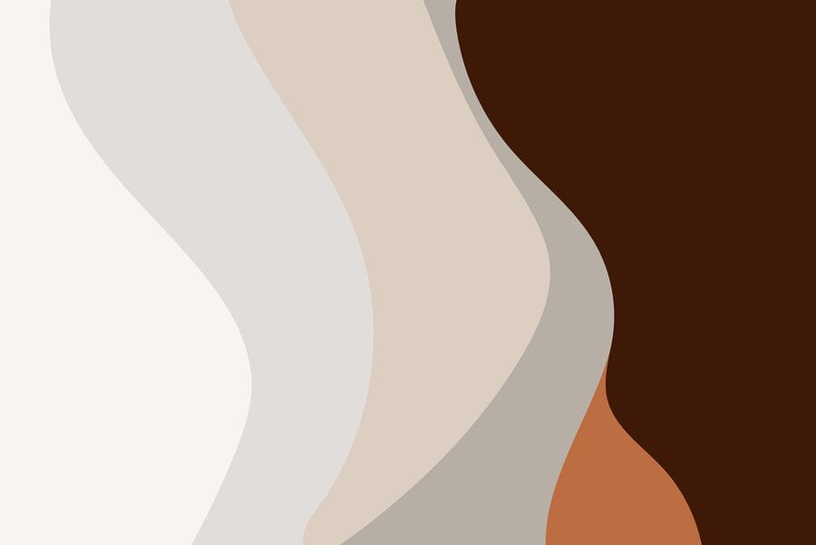 Flowing lines and soft hues interact Flowing lines and soft hues interact
