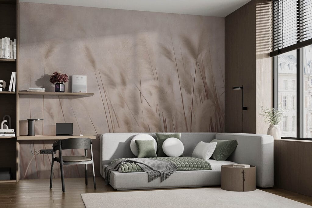 Gentle whispers of swaying grass