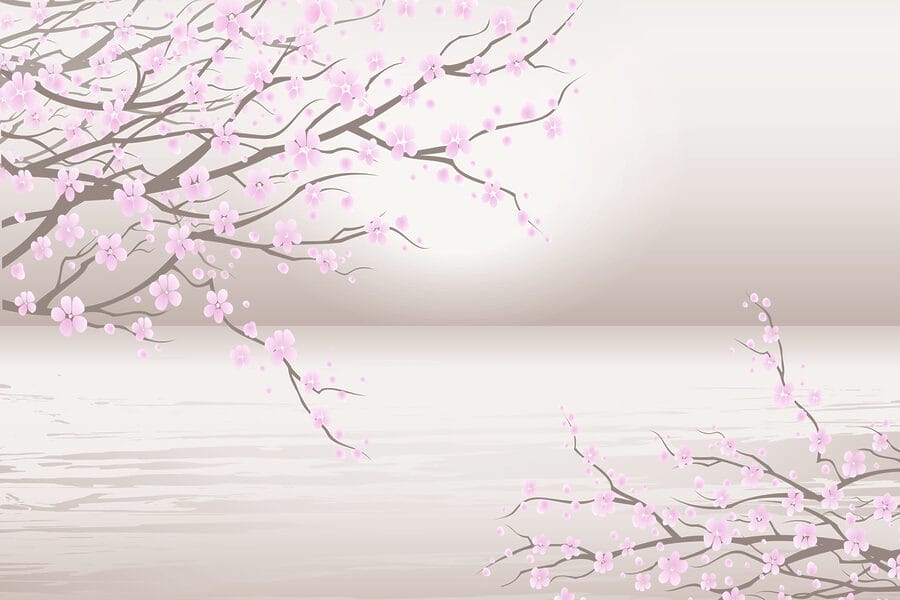 Tree with pink flowers