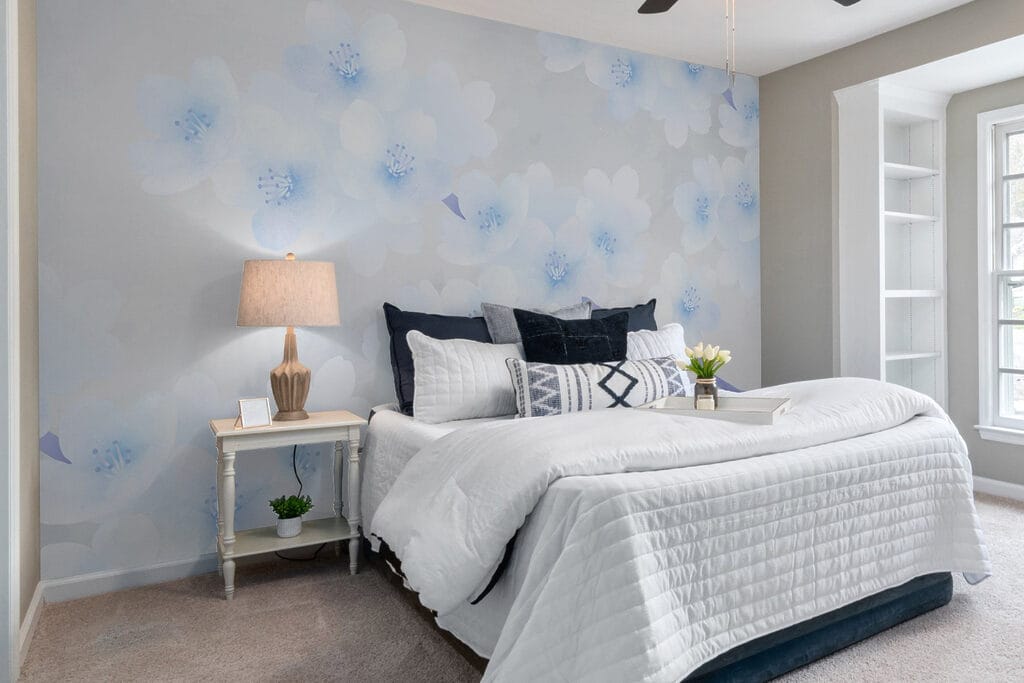 Delicate blooms in soft hues