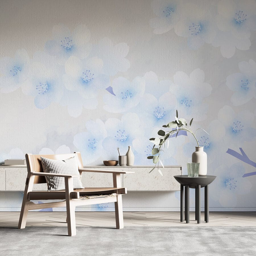 Delicate blooms in soft hues