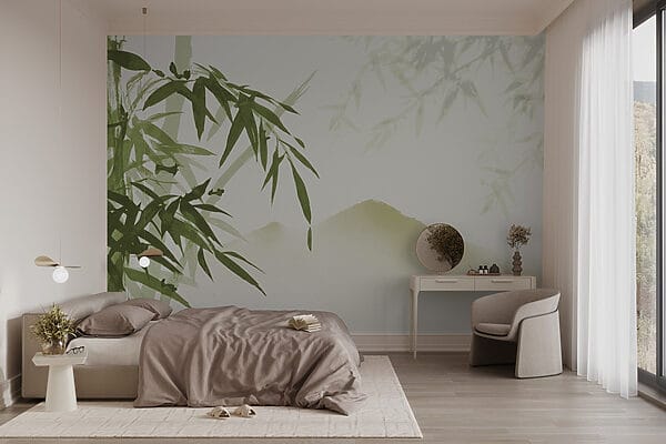 Wall murals Gentle breeze through bamboo leaves