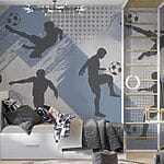 Wall murals Group of men playing football
