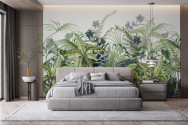 Lush greenery in vibrant display Lush greenery in vibrant display
