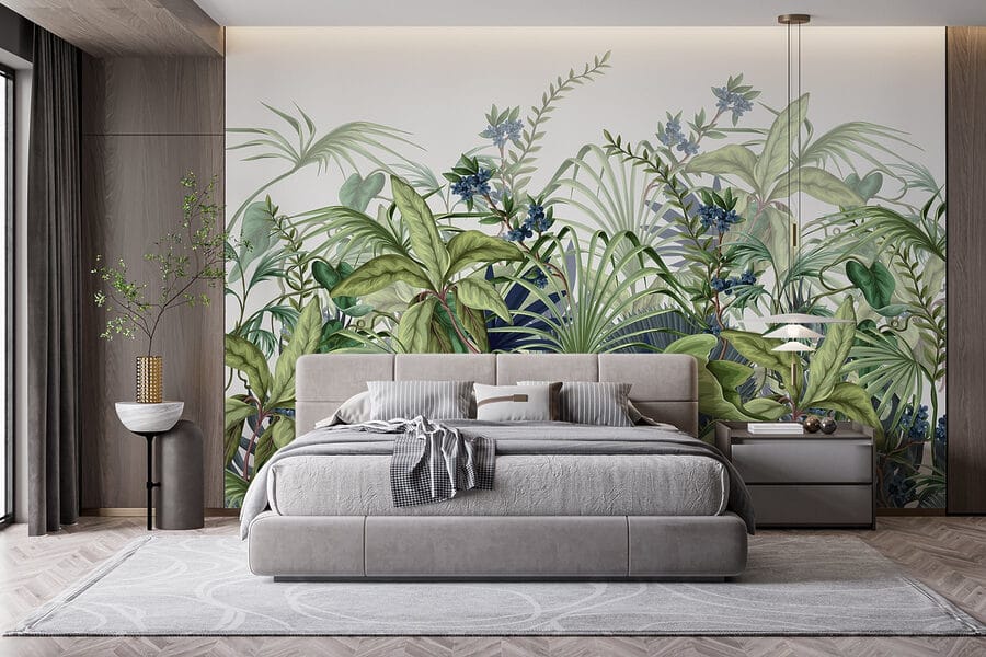 Lush greenery in vibrant display Lush greenery in vibrant display