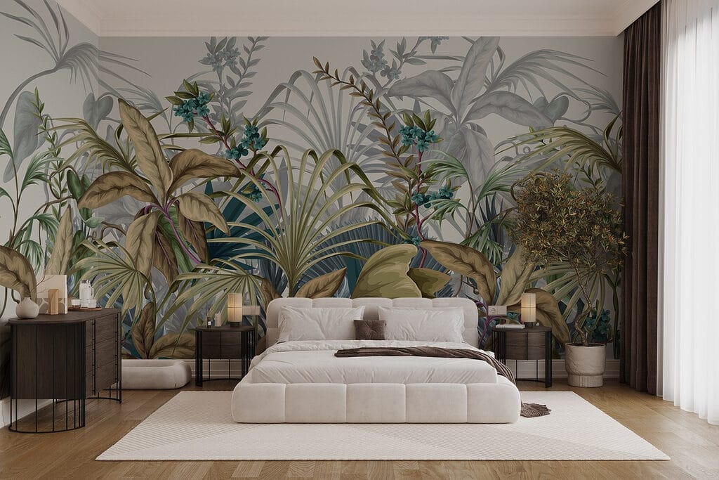 Vibrant foliage in lush arrangement