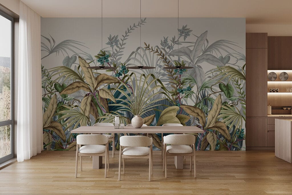 Vibrant foliage in lush arrangement