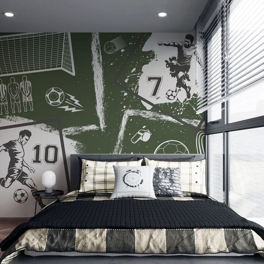 Wall murals Collage of various sports images - Image 3