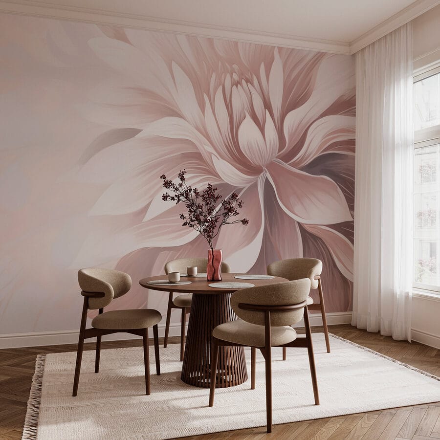 Wall murals Soft petals in gentle hues. - Image 3