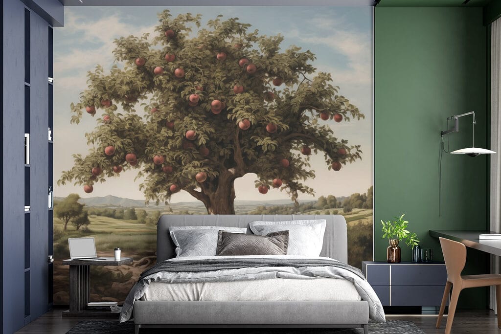 Tree with apples on it