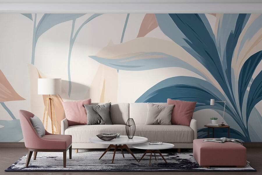Natural hues and flowing shapes Natural hues and flowing shapes