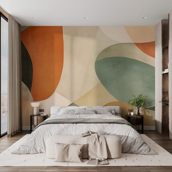 Abstract composition in soothing colors Abstract composition in soothing colors