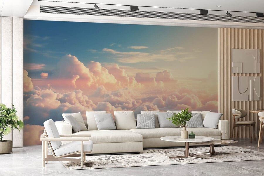 Wall murals Clouds in the sky