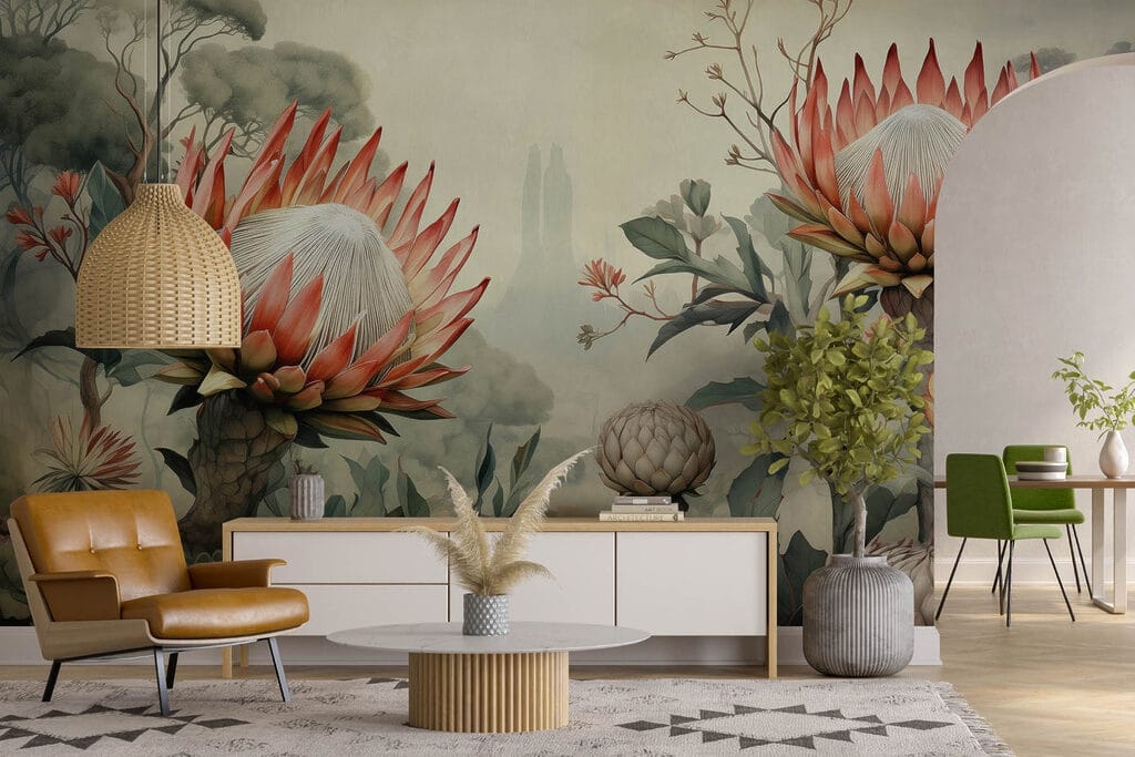 Painting of flowers and plants Painting of flowers and plants