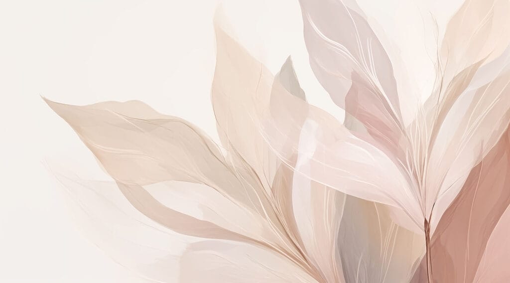 Dreamy pastel leaf compositions Dreamy pastel leaf compositions