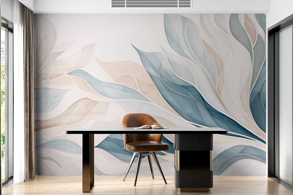 Elegant waves in soft hues