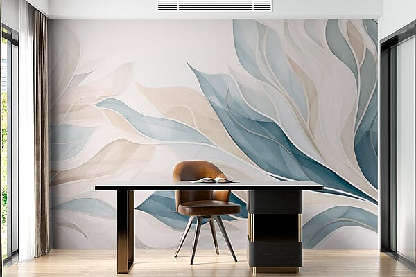 Elegant waves in soft hues Elegant waves in soft hues