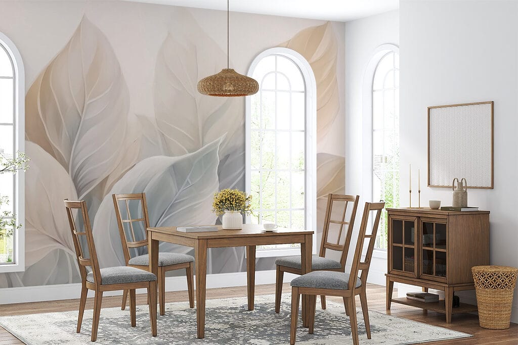 Delicate leaves in soft hues Delicate leaves in soft hues