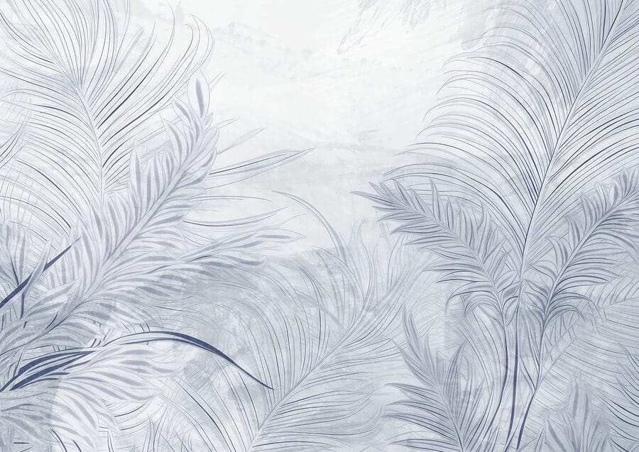 Wall murals Nature’s calming, soft palm leaves - Image 4