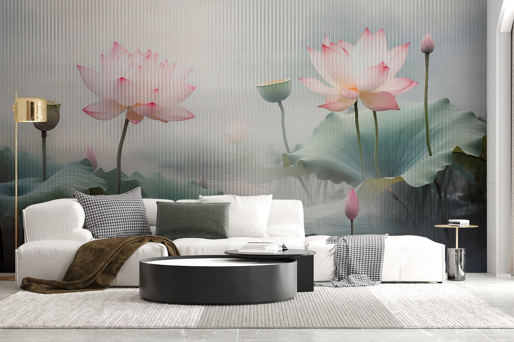 Serenity Among Lotus Blooms Serenity Among Lotus Blooms