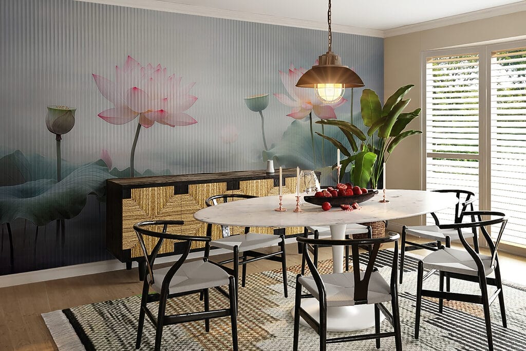 Serenity Among Lotus Blooms Serenity Among Lotus Blooms