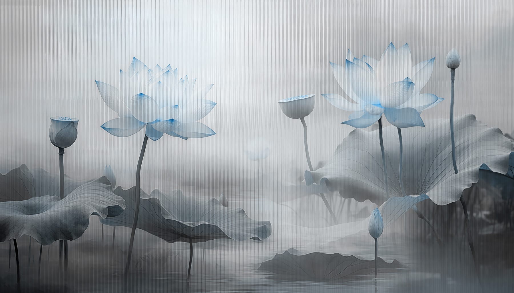 Painting of flowers and leaves Painting of flowers and leaves