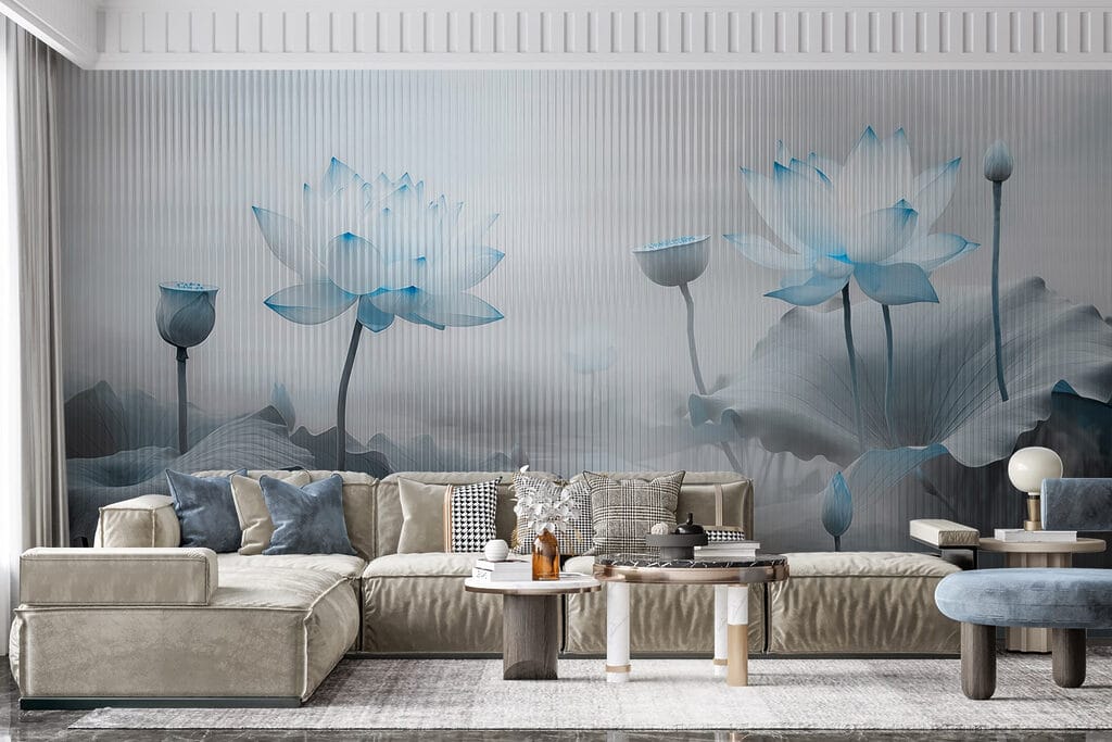 Painting of flowers and leaves Painting of flowers and leaves