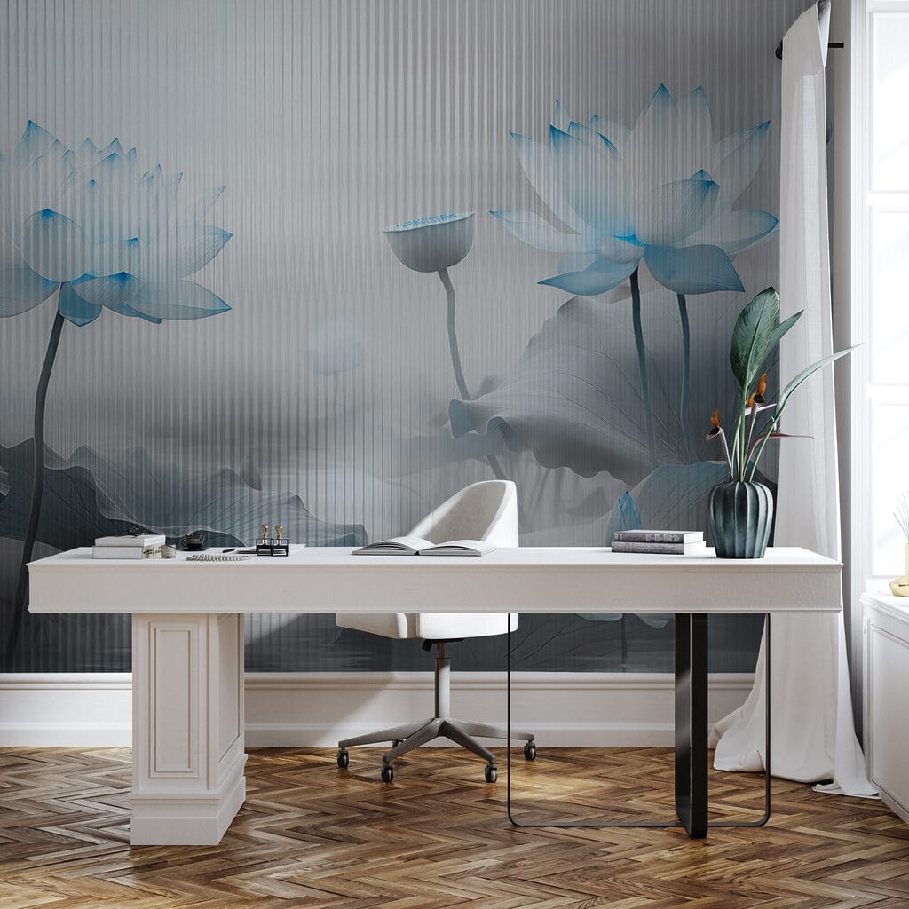 Painting of flowers and leaves Painting of flowers and leaves