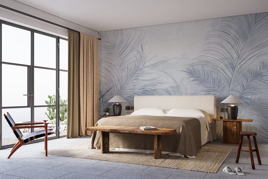 Wall murals Nature’s calming, soft palm leaves