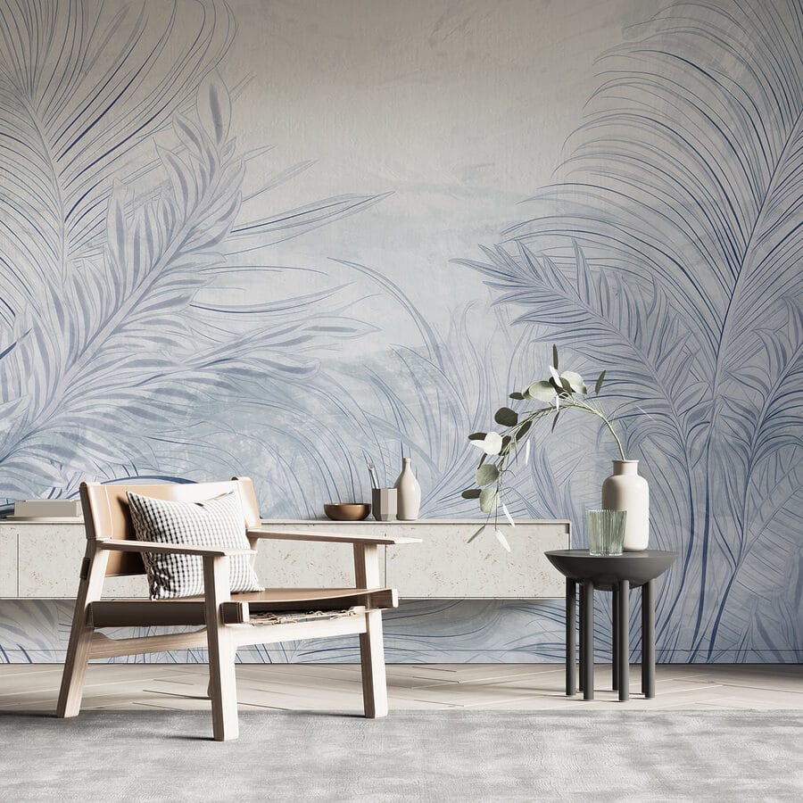 Wall murals Nature’s calming, soft palm leaves - Image 2
