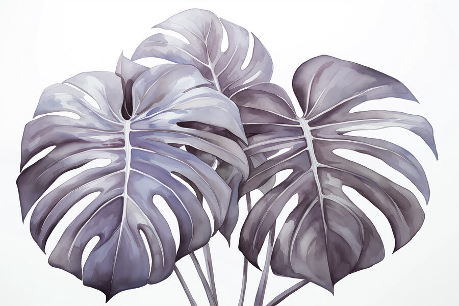 Group of leaves on a white background Group of leaves on a white background
