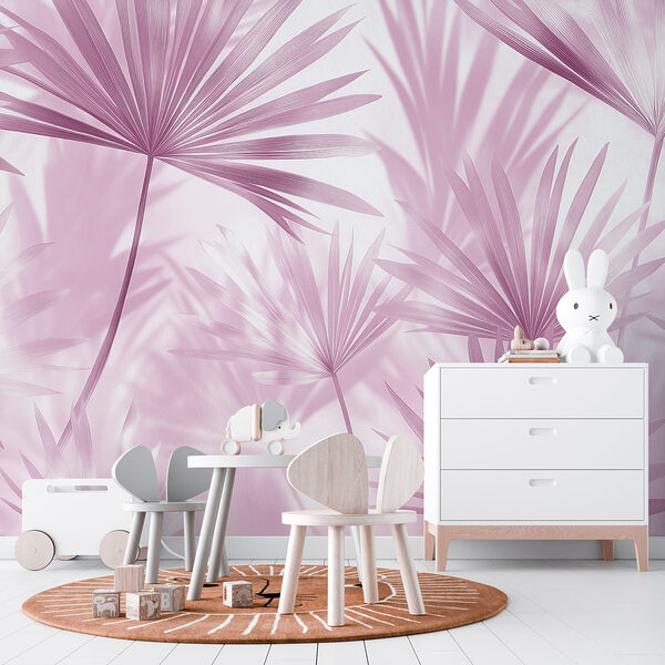 Soft pastel leaves creating gentle shadows Soft pastel leaves creating gentle shadows