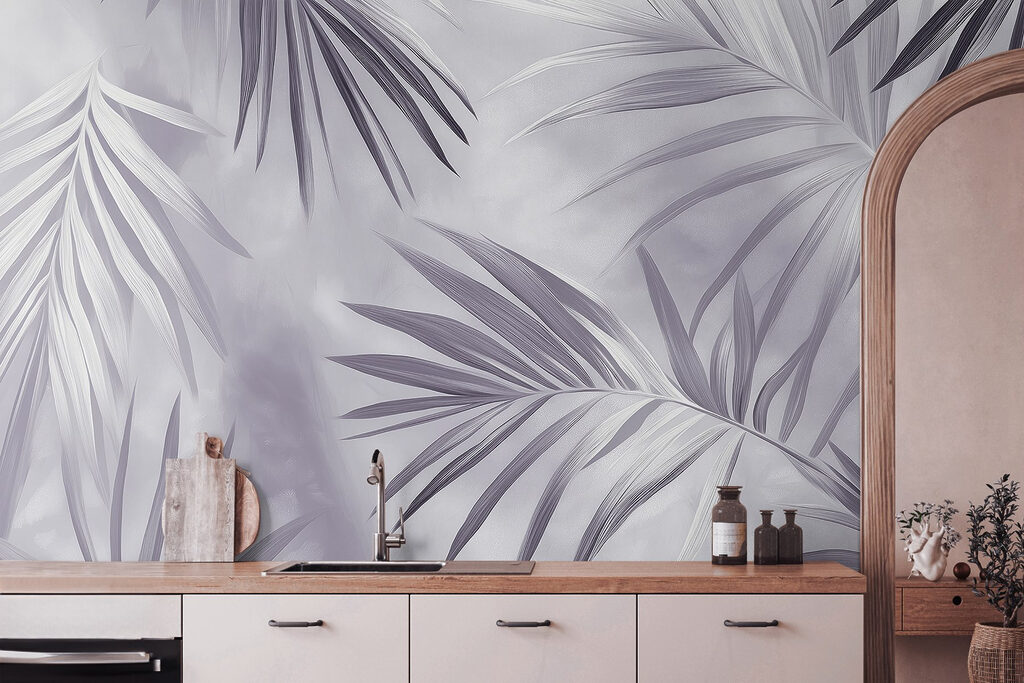 Nature's delicate foliage in muted tones