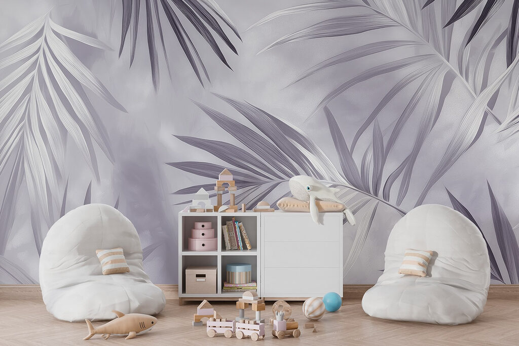 Nature's delicate foliage in muted tones