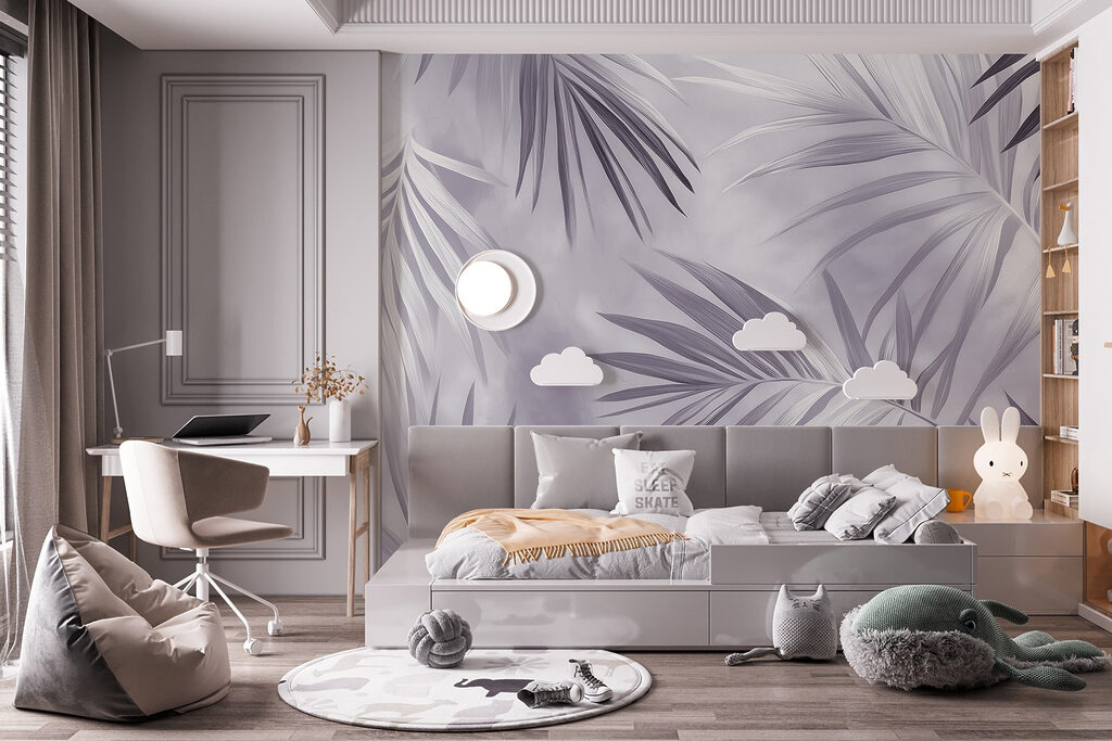 Nature's delicate foliage in muted tones