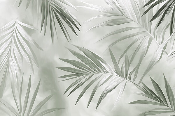 Lush green leaves in soft light Lush green leaves in soft light